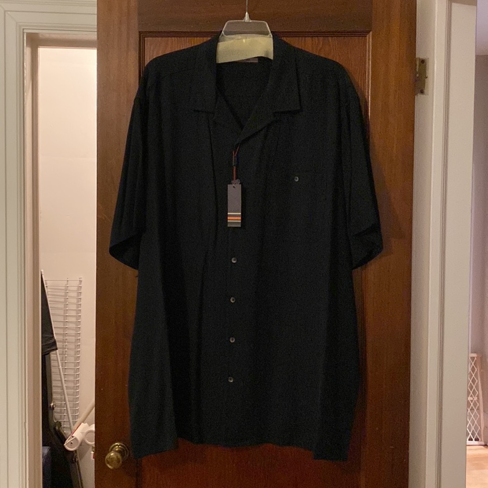 Big and tall mens Axis, Silk shirt